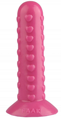 Розовая анальная втулка с шипиками Сумерки богов 1017-20 BX DD (19,5 см)