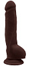 Коричневый фаллоимитатор на присоске Chisa Carnalist CN-711738214 (23,5 см)