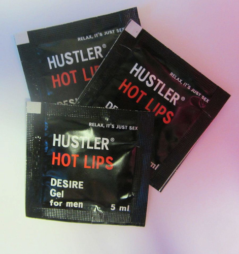 Пробник возбуждающей мужской гель-смазки HOT LIPS - 5 мл. Eroticon 37104-5