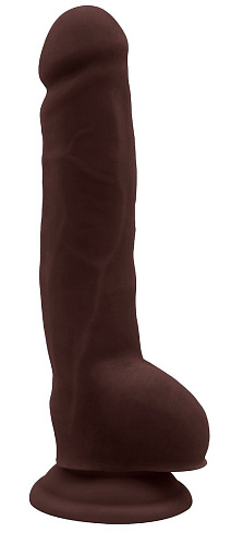 Коричневый фаллоимитатор на присоске Chisa Carnalist CN-711738214 (23,5 см)