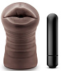 Коричневый мастурбатор-ротик Blush Novelties Heather BL-73526