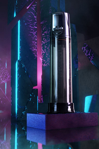 Автоматическая вакуумная помпа чёрного цвета A-toys Erotist ToZoom 549003