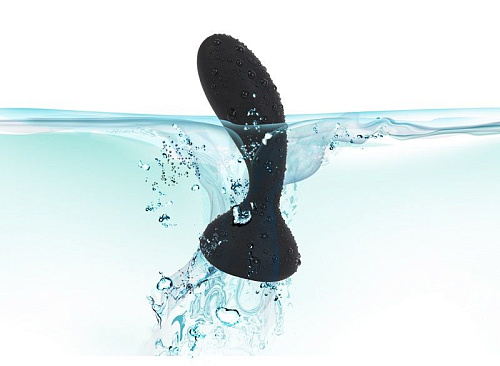 Чёрный массажёр простаты с вибрацией и пультом ДУ Svakom Julie SPM-04W-BLK