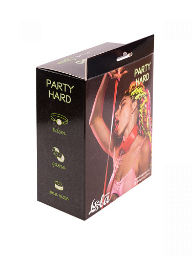 Красный ошейник с поводком Lola toys Circus 1085-02lola