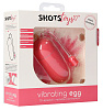 Розовое гладкое виброяйцо Shots Media BV Vibrating Egg SHT024PNK (8 см)