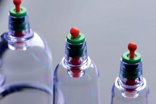 Прозрачный набор помп для стимуляции XR Brands Sukshen 6 Piece Cupping Set with Acu-PointsAF193