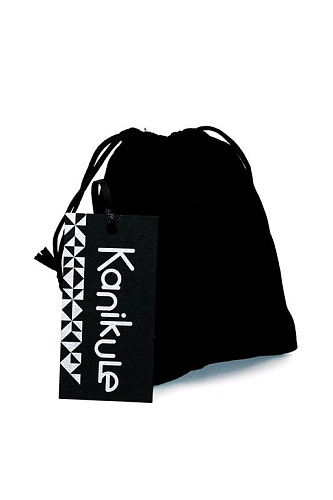 Золотистая алюминиевая анальная пробка с жёлтым кристаллом Kanikule KL-AL011SG (6 см)