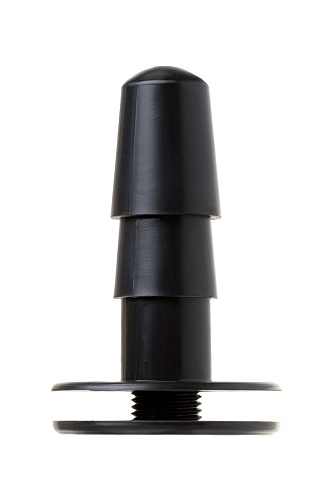 Телесный с чёрным кожаный пояс харнесс премиум класса с 3 насадками LOVETOY (А-Полимер) WOMAN LONG(S) 303903