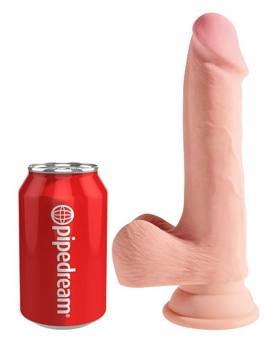 Телесный фаллоимитатор на присоске Pipedream 7.5 Triple Density Cock PD5718-21 (22,9 см)