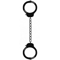 Черные оковы на ноги Pleasure legcuffs Shots Media BV OU008BLK
