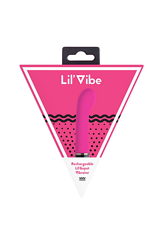 Розовый силиконовый мини-вибратор EDC Wholesale Lil Gspot LIL003PNK (13 см)