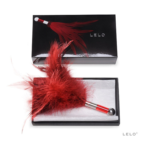 Красная перьевая кисточка Lelo Tantra Feather Teaser Red LEL1494
