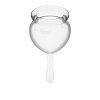 Набор менструальных чаш Satisfyer Feel good Menstrual Cup J1763 (размер S + L)