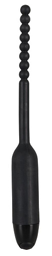 Чёрный вибростимулятор для уретры Orion Silikon Dilator 0584746