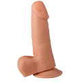 Гелевый телесный фаллоимитатор-реалистик на присоске LOVETOY (А-Полимер) 101700 (15,5 см)