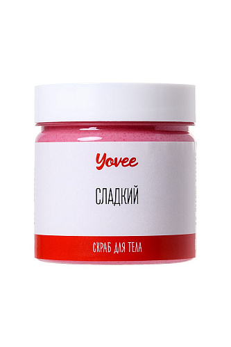 Скраб для тела ToyFa «Сладкий» с ароматом клубничного йогурта 722308