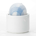 Белый вибромассажёр Tenga Temari Mizu HMT-01