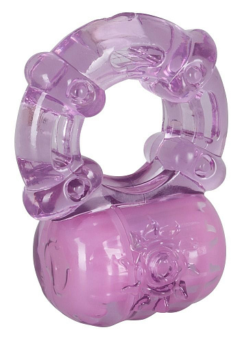 Фиолетовое виброкольцо Orion Lifeguard Penisring 0564907