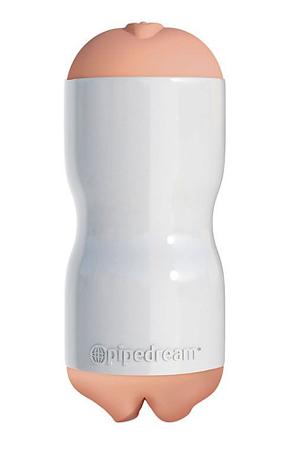 Мастурбатор вагина-ротик в белом цвете Pipedream Extreme Toyz Tight Grip Pussy  MouthRD281-19