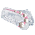 Прозрачный мастурбатор-вагина со стимулирующими бусинами NMC PARISIAN PASSION WITH 5 PEARLS 150146