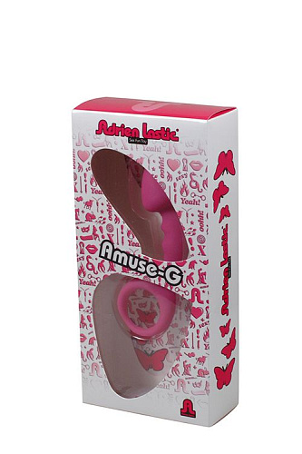 Розовый анальный стимулятор с крупной головкой Adrien Lastic BUDY PINK 20081 (13 см)