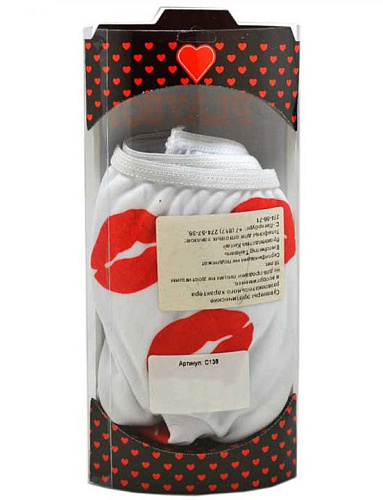 Мужские трусы с хоботом и поцелуями Play Star D192-3701R (S-M-L)