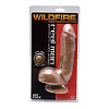Темнокожий коричневый фаллоимитатор Topco Sales Wildfire Real Man Jel-Lee Hot Cock Dark 1101206 (20 см)