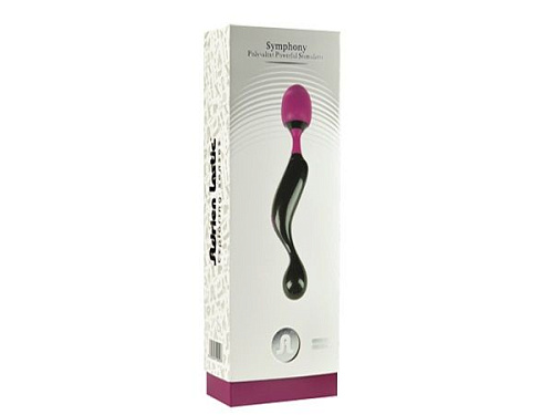 Розово-чёрный многофункциональный массажёр Adrien Lastic Symphony 10949