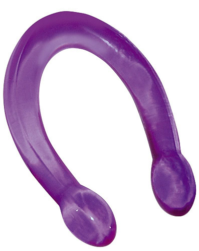 Двусторонний фиолетовый фаллостимулятор NMC Double Trouble 05262230000 (43 см)