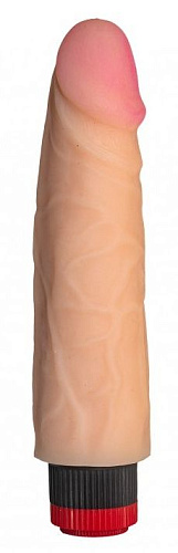Телесный реалистичный вибратор Сумерки богов №67 3202-67 BX DD (18 см)