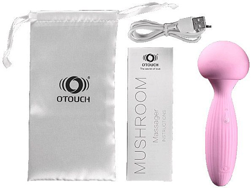 Розовый вибромассажёр-гриб Otouch Mushroom 6119000001 (16 см)