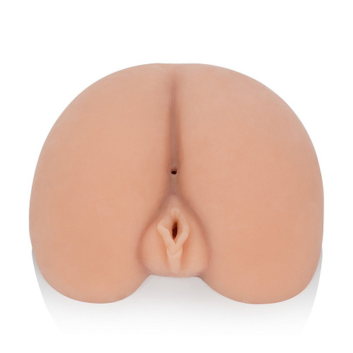 Реалистичная попка и вагина с вибрацией телесного цвета California Exotic Novelties Vivid Raw Teen Assterbator SE-7520-10-3