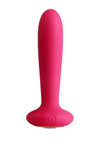 Сливово-розовый анальный вибростимулятор с функцией нагрева Svakom Primo SPM-01-PMR (12 см)