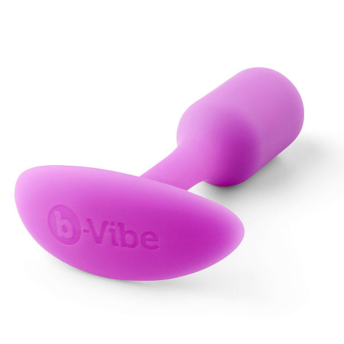Розовая пробка для ношения b-Vibe Snug Plug 1 BV-007-FUC (9,4 см)