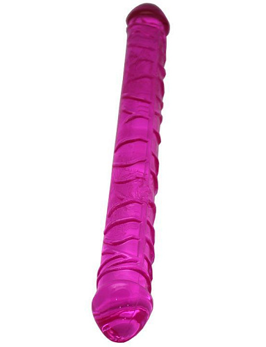 Розовый двусторонний фаллоимитатор Eroticon Twin Peaks 31034 (33,5 см)