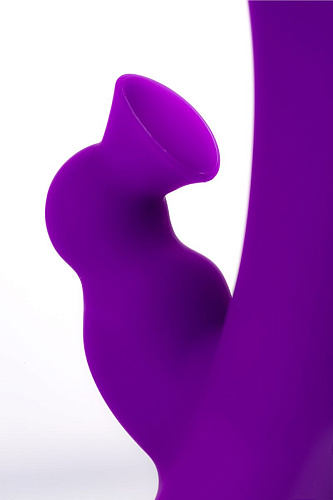 Фиолетовый вибратор с вакуумной стимуляцией клитора JOS JUM 783015 (21 см)