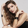 Чёрные дизайнерские наручи Bijoux Indiscrets Desir Metallique Handcuffs Bijoux 0134