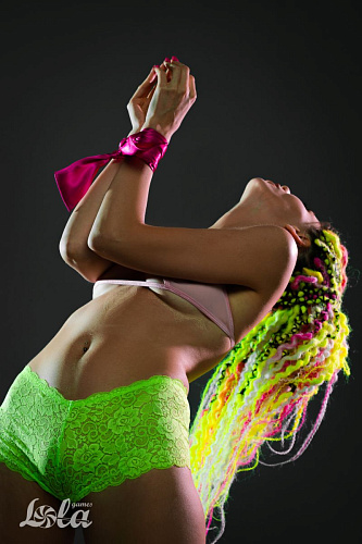 Розовая лента для связывания Lola toys Wink 1142-02lola