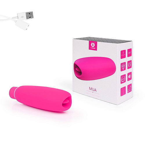 Ярко-розовый клиторальный вибромассажёр S-HANDE MUA SHD-S132