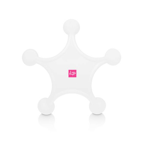 Белый массажер в виде звезды LoversPremium Body Star Massager E22053