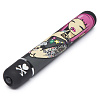 Чёрный вибратор с принтом Tokidoki CLASSIC VIBRATOR BLACK PINK LIPSTICK WOMAN E27701 (18,4 см)