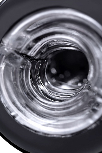 Чёрный мастурбатор с вибрацией Levett Zyra 17011