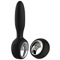 Чёрный анальный вибромассажёр Dream Toys CRIUS REMOTE 21621 (9,5 см)