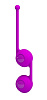 Лиловые вагинальные шарики Baile Kegel Tighten Up III BI-014493-2