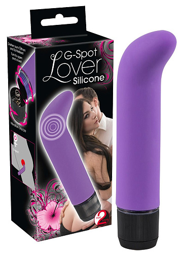 Фиолетовый вибратор с загнутым кончиком Orion G-Spot Lover 0587192 (14,5 см)