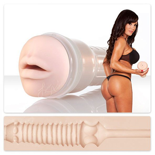 Мастурбатор-ротик телесного цвета Fleshlight Girls Lisa Ann Swallow FL555