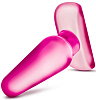 Розовая анальная пробка Blush Novelties Eclipse Anal Pleaser Medium BL-19700 (12 см)