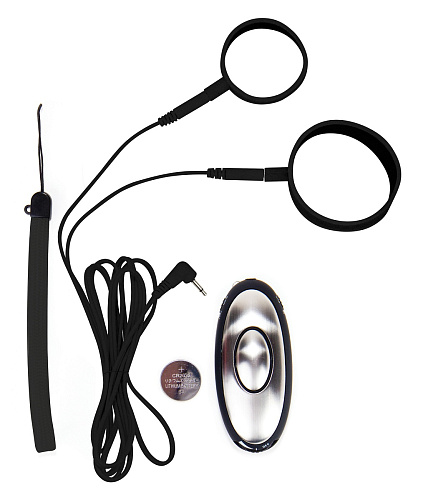 Кольцо на пенис с электростимуляцией Shots Media BV Electro Cockring Set OU067