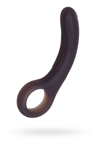 Чёрный анальный стимулятор Seven Creations Micro SMOOTHER 2618-04SMK (14 см)