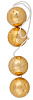 Золотистые вагинальные шарики Orion Lust Kette 05121500000